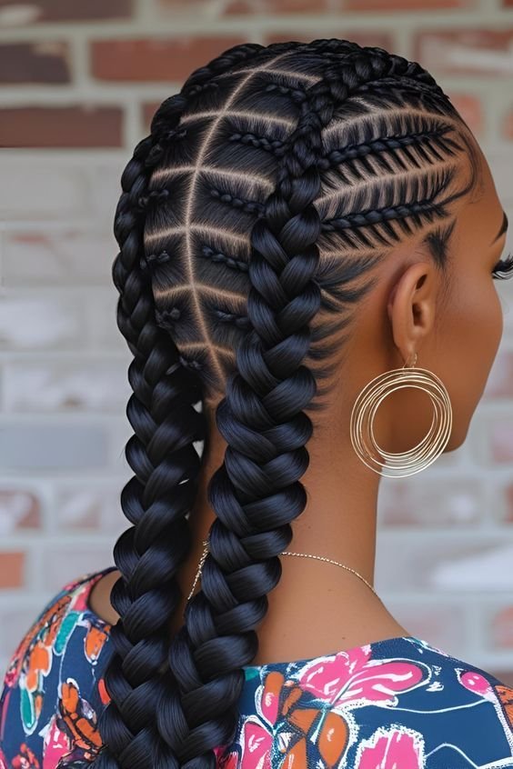 Natural Hair Braids Ideas